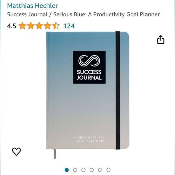 Success Journal/Serious Blue: A Productivity Goal Planner by Matthias Hechler - Picture 1 of 10